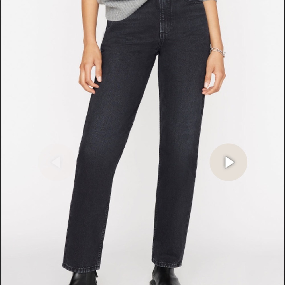 Frame Jeans “Le High n Tight Straight” Black